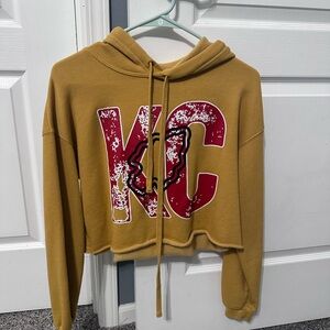 Cropped KC Chiefs Hoodie